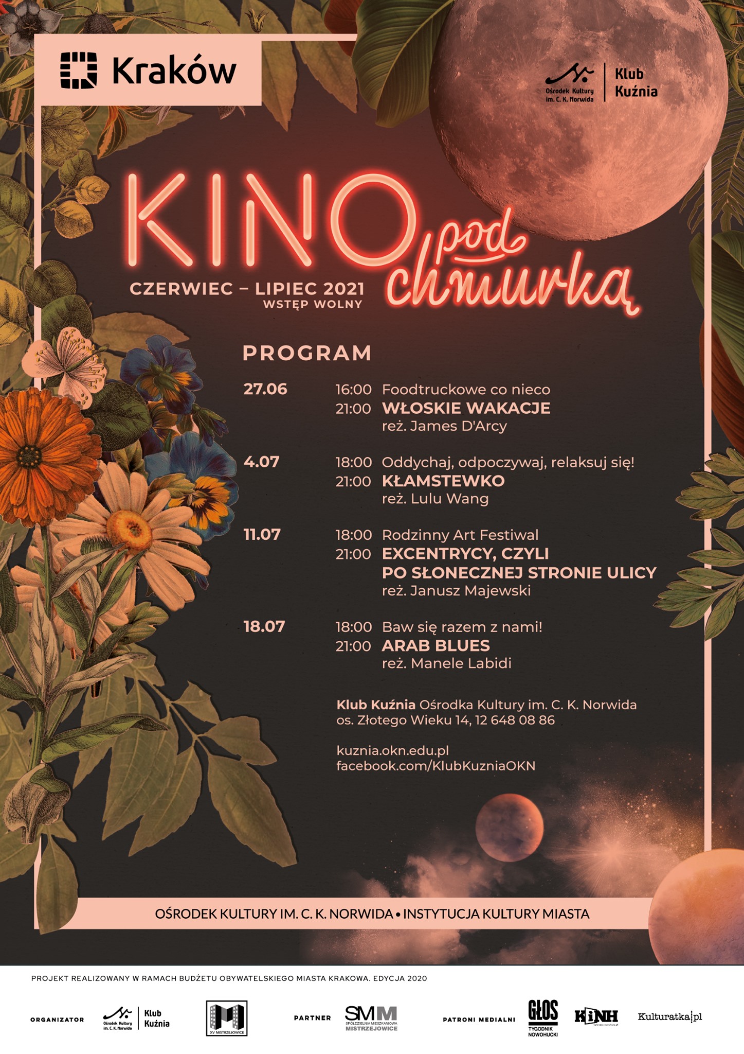 Program Kina Pod Chmurką Sm Oświecenia W Krakowie 6293